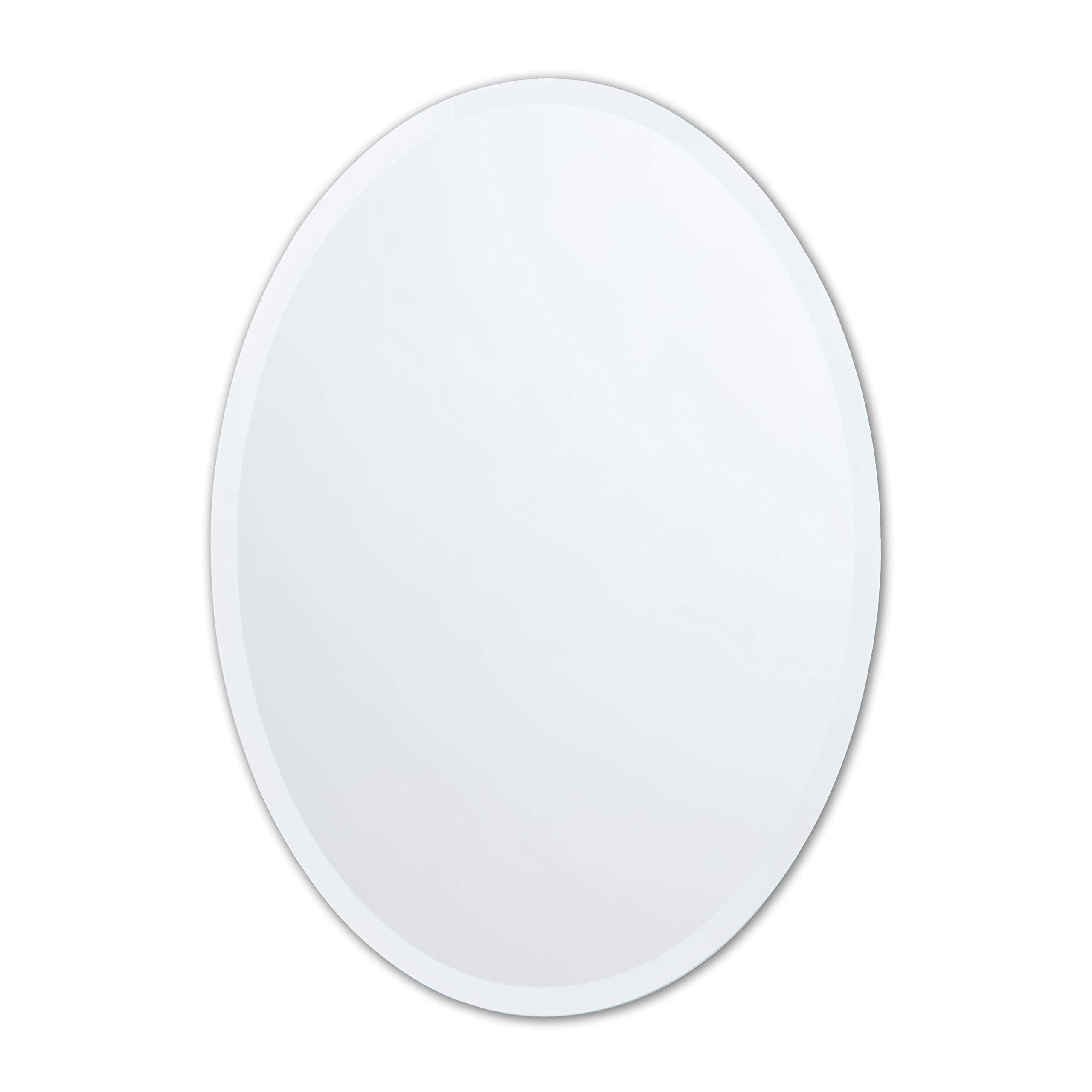 Vera 20" x 28" Oval Frameless Mirror