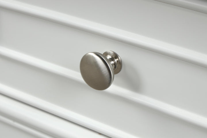 Winston 72" Double Sink Vanity with White Quartz Top - Design Element Bath Kitchen - Bathroom Vanity - Warm White