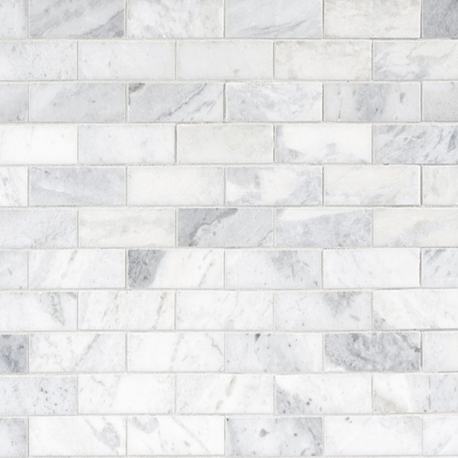 Blanco 12 in. x 12 in. Marble Mosaic Wall Tile